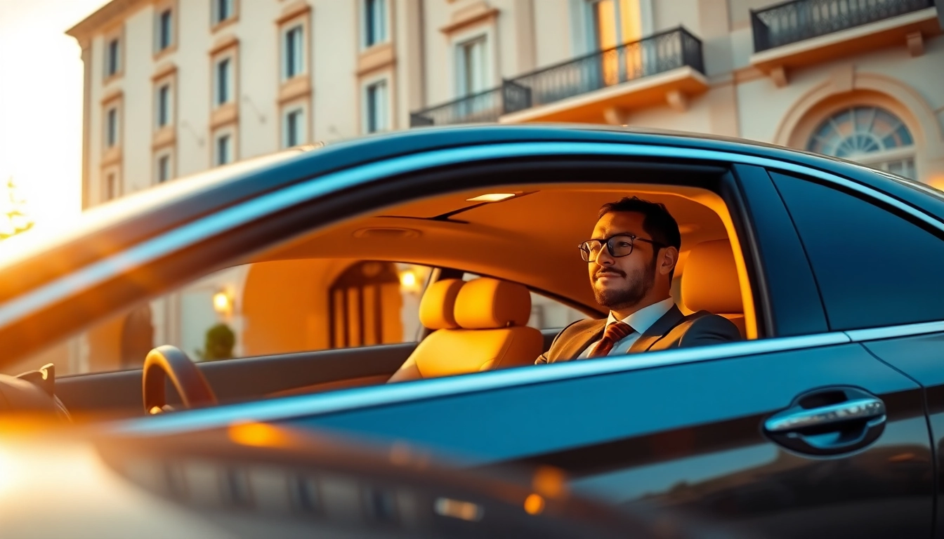 Experience premier service with a professional hire car with driver Malta, showcasing luxury and comfort.