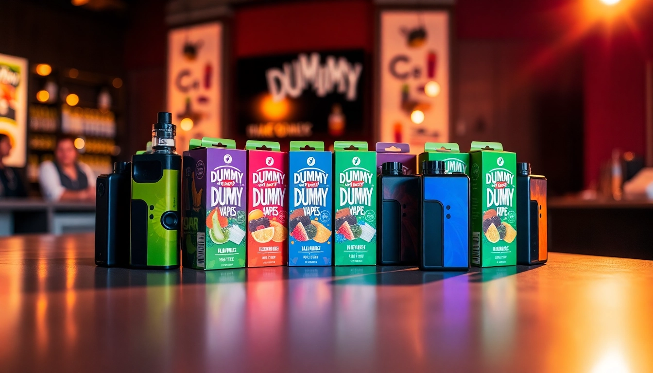 Find stylish Dummy Vapes near me in a colorful showcase of bold flavors and designs.