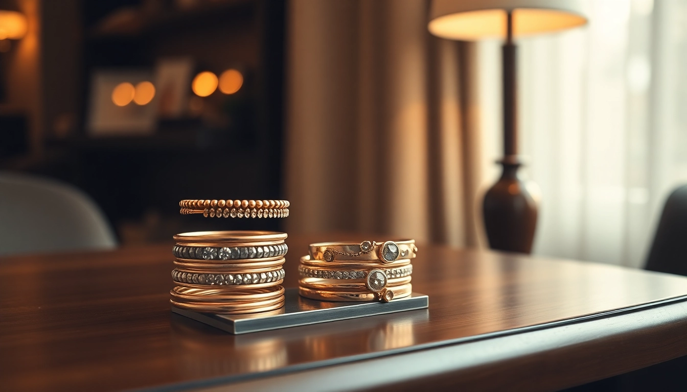 Add stylish cuff bracelets showcasing modern designs and textures, enhancing a wrist, celebrated as must-have accessories Here.