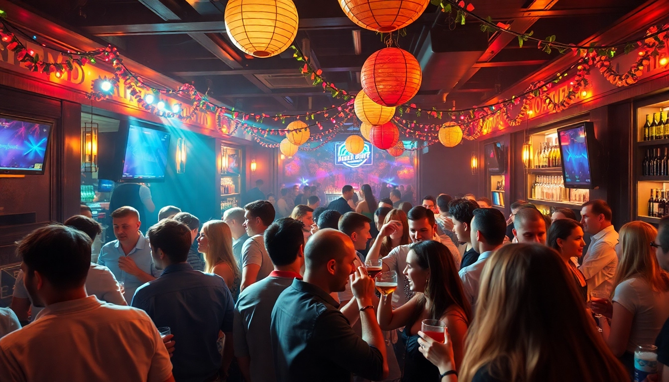 Enjoy an exciting afterwork party in Berlin with lively crowds and festive ambiance.