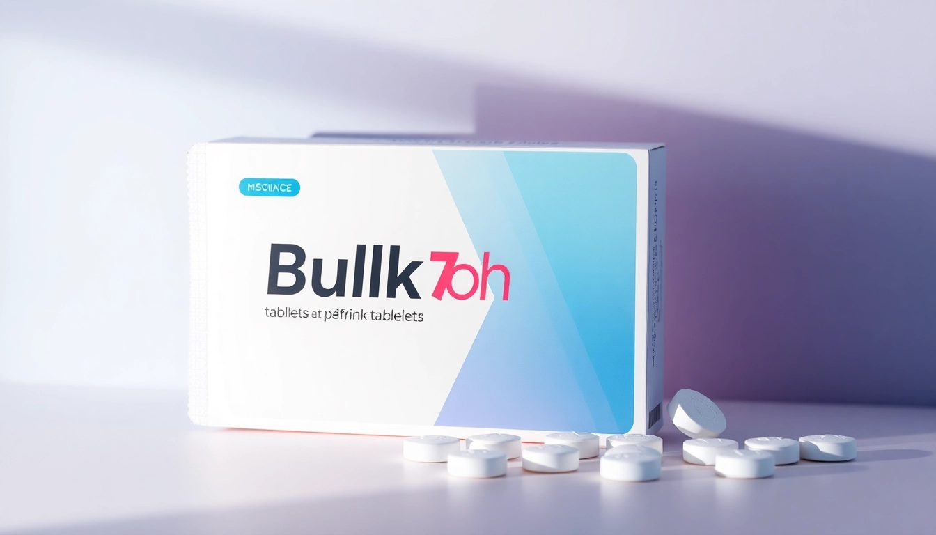 Showcasing Bulk 7oh tablets with a vibrant package design and smooth tablet texture.