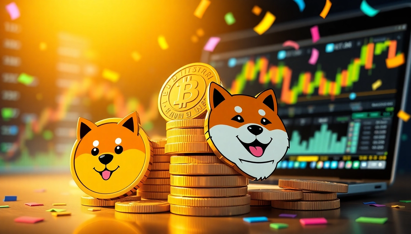 Stack of iconic meme coins like Dogecoin showcases their distinct designs and appeal.
