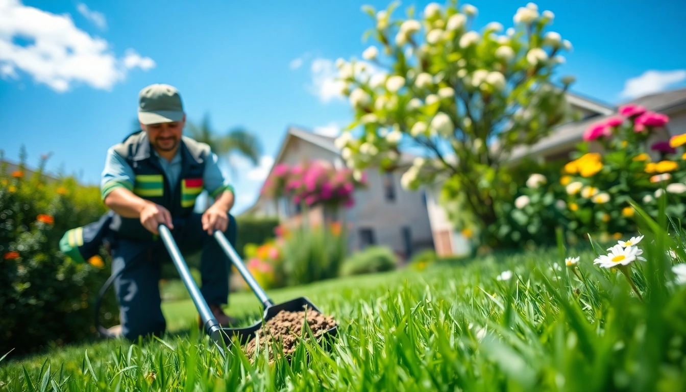 Affordable pooper scooper service San Antonio team clearing pet waste from a yard.