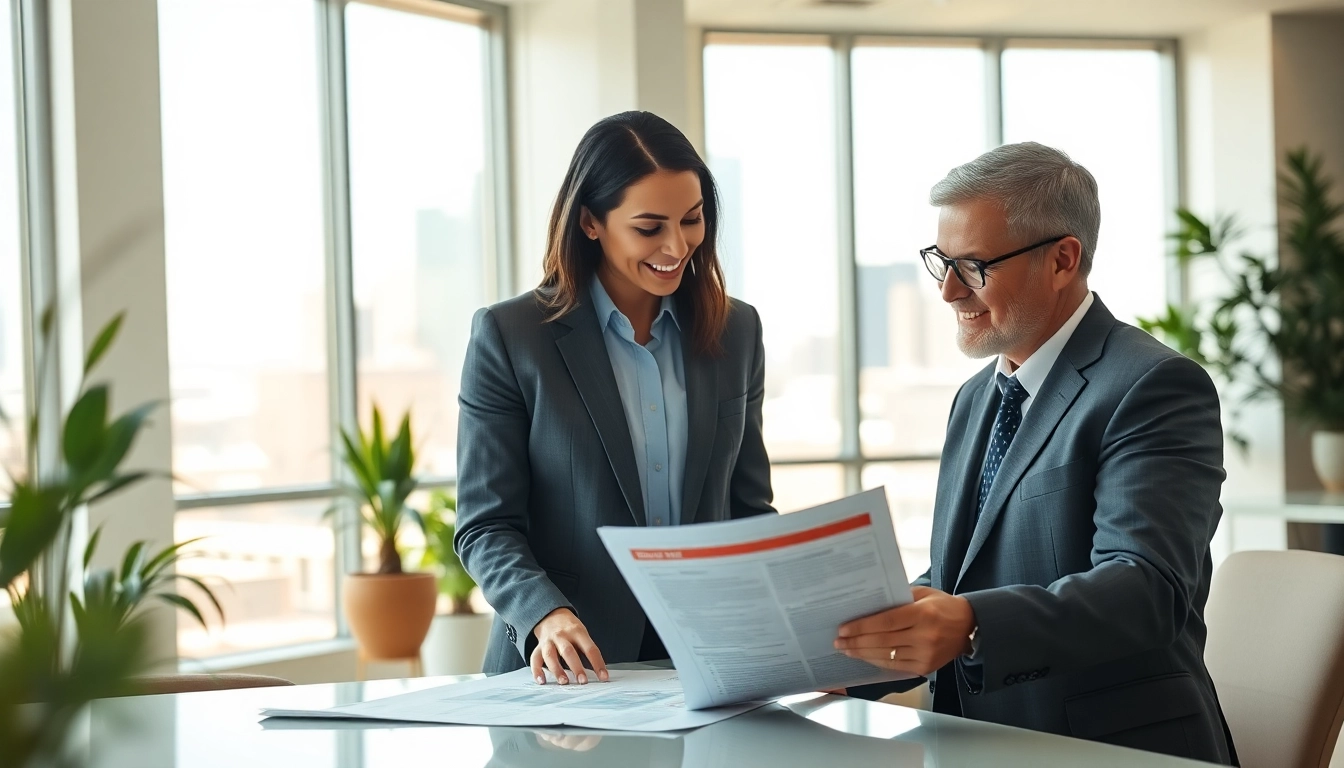 Sell my house fast okc with a professional real estate agent in a bright, inviting office.