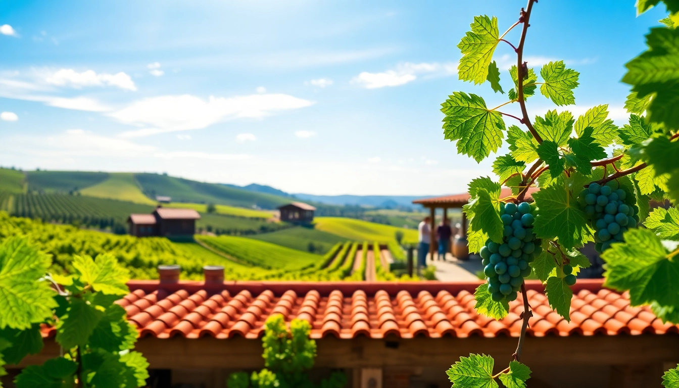 Visitors enjoying wine tasting in Clarksburg's scenic vineyards with rolling hills.