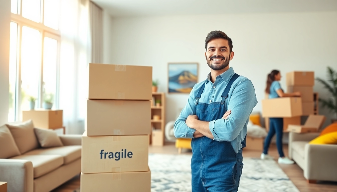 Bennettsmoving team expertly handling boxes and furniture for a seamless relocation.