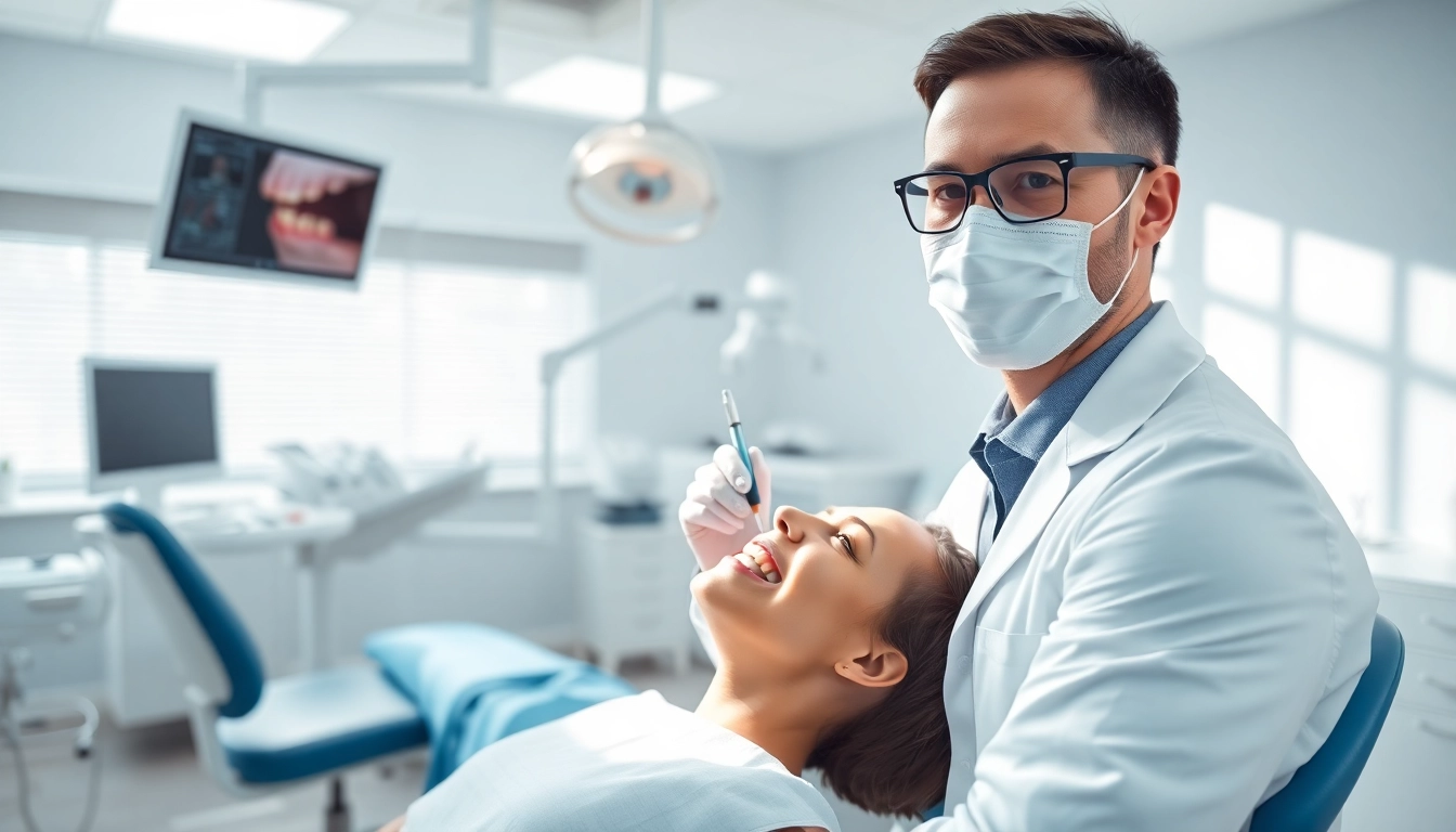 Showcasing fillings and restorative work performed by a dentist in a professional dental setting.