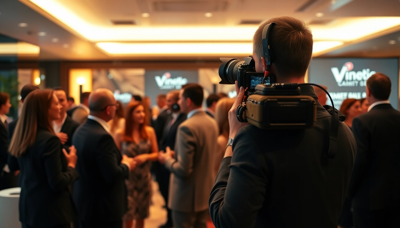 Capture of Miami Corporate Event Videography Photography showcasing a lively corporate networking scene.