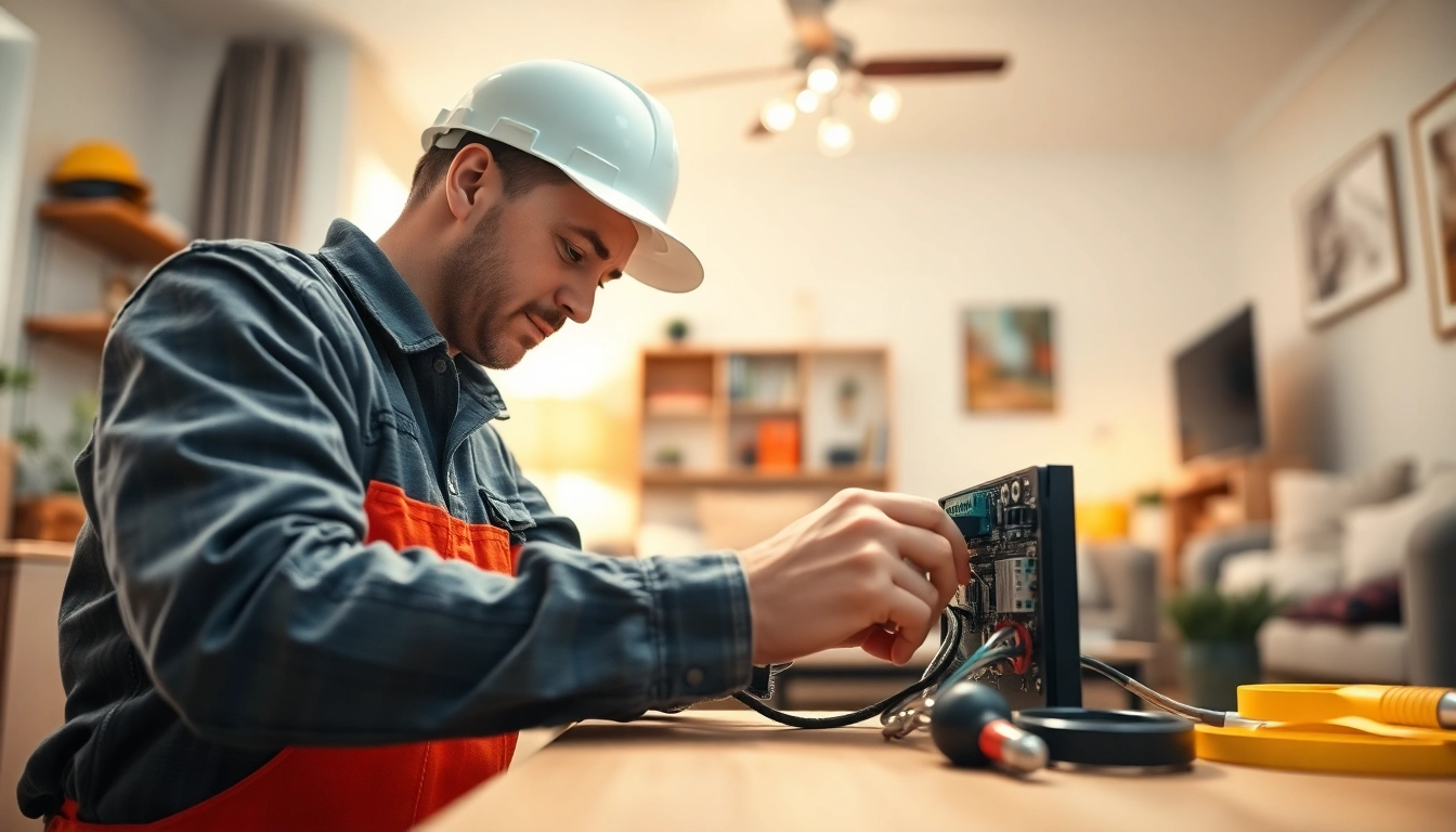 Providing high-quality Electrical Service through skilled repair work by a professional electrician.
