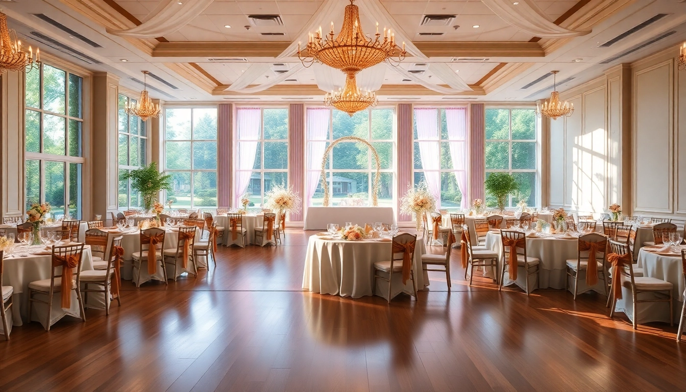 Host your events at Trenton event center with elegant décor and spacious arrangements.