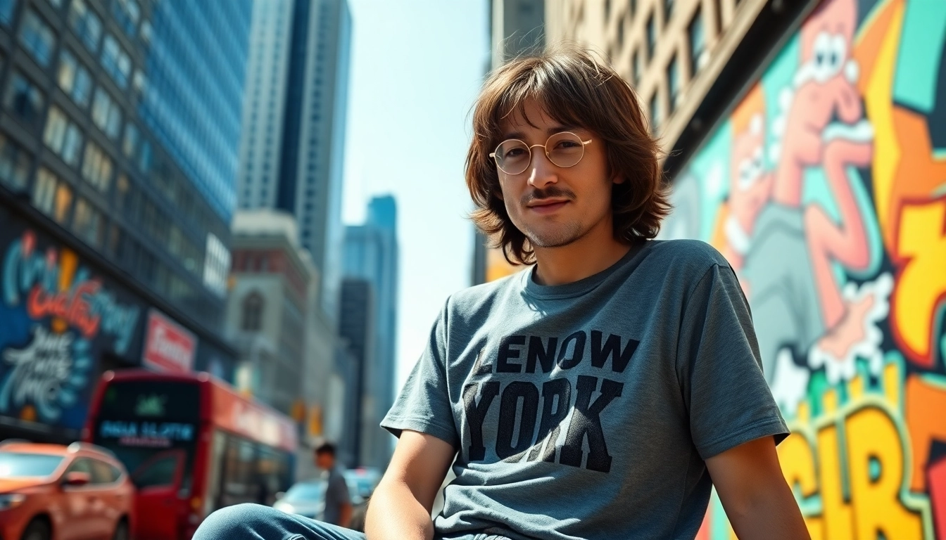 Shop for a stylish john lennon new york shirt featuring an iconic 1974 photograph.