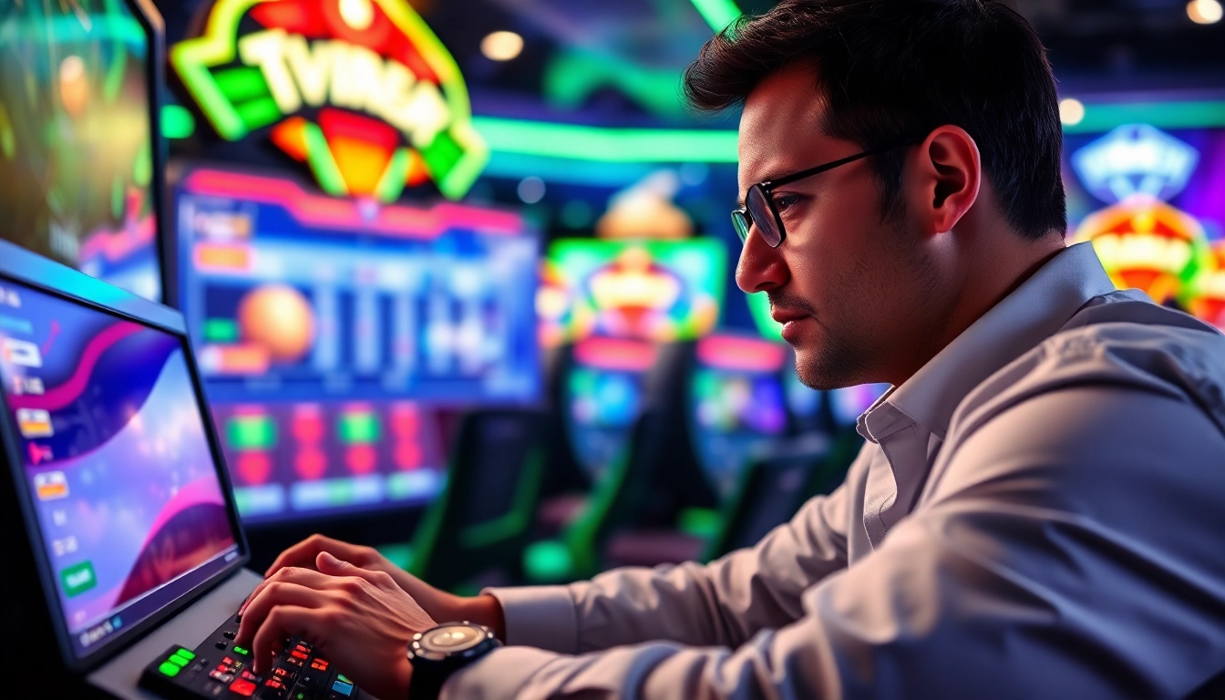 Engaging scene of an intense player immersed in Aviator Fire85 gameplay.