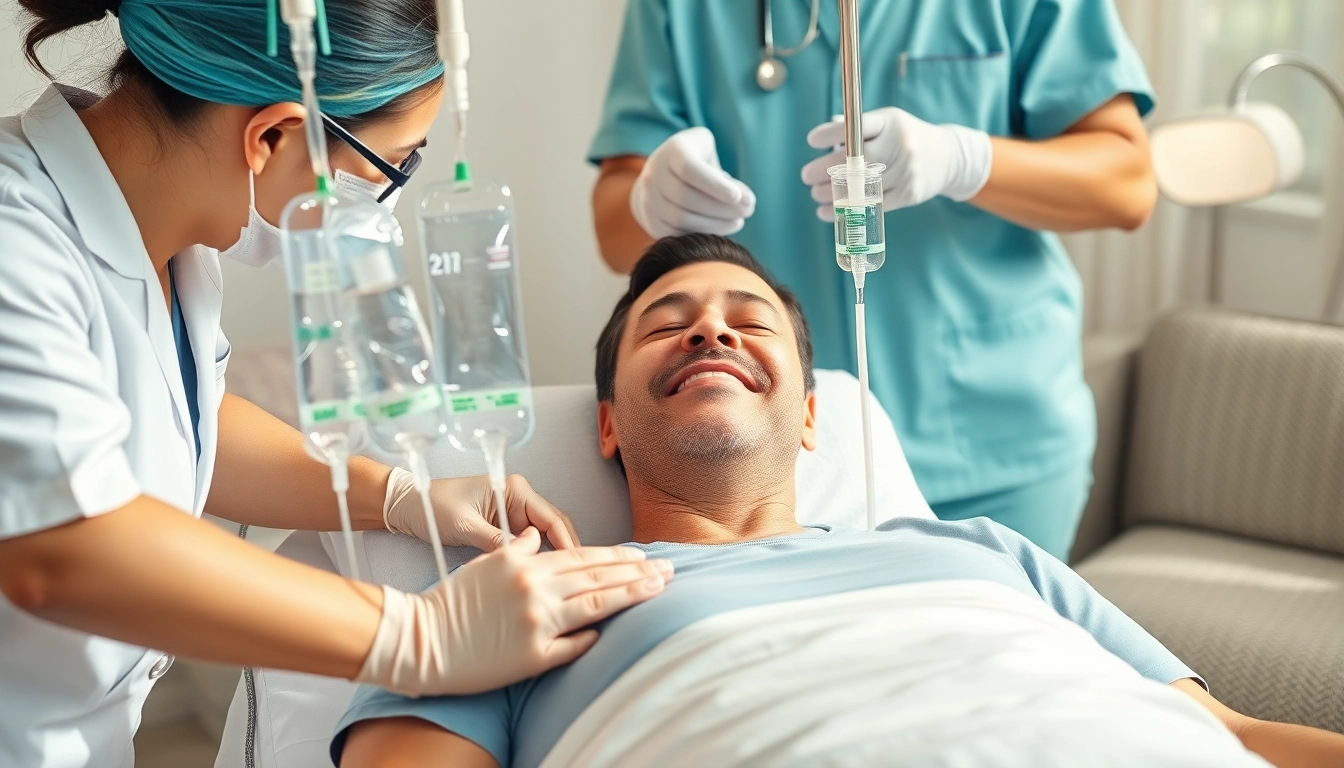 Receive effective vegas iv treatment with caring professionals in a calming medical setting.