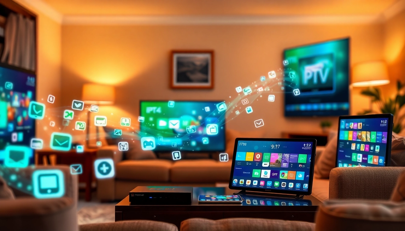 Découvrez des codes IPTV gratuit dans un environnement convivial avec des écrans numériques.