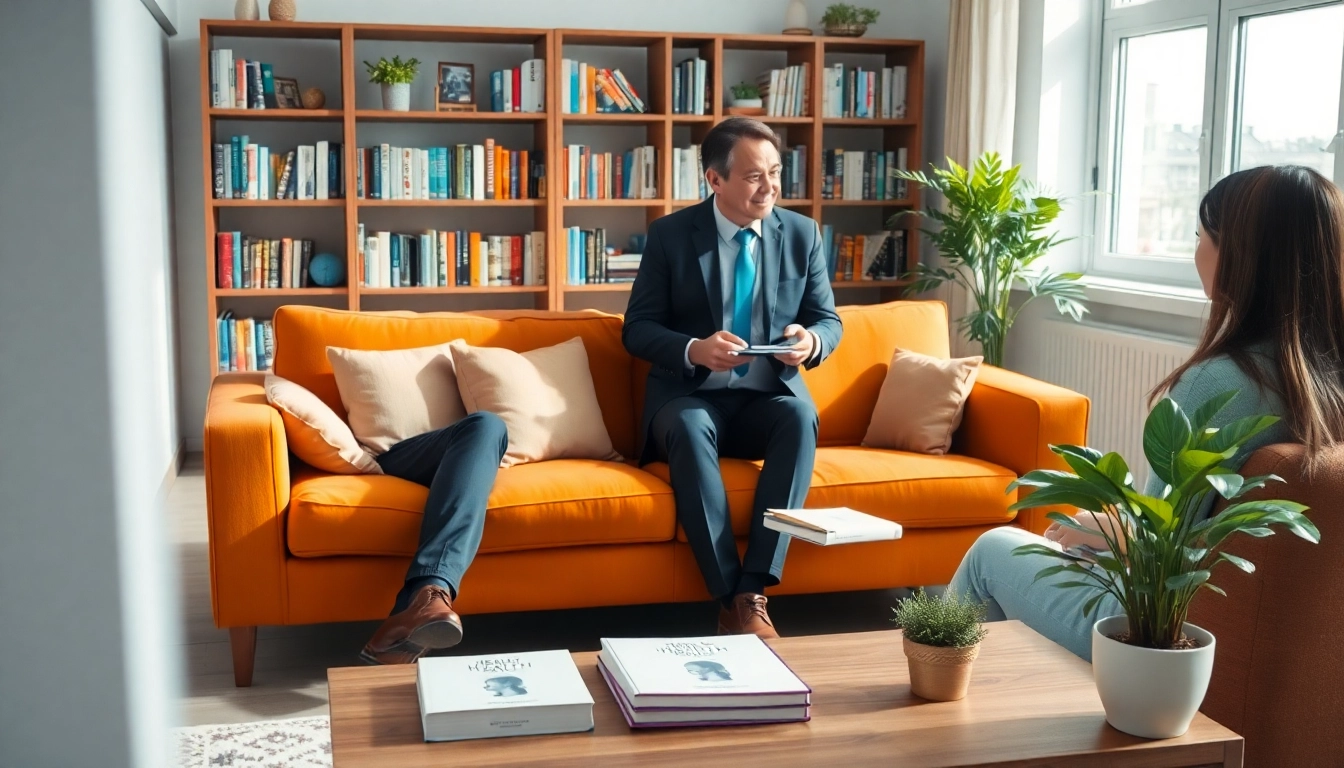 Psychologists in Dubai providing compassionate therapy in a welcoming office environment.