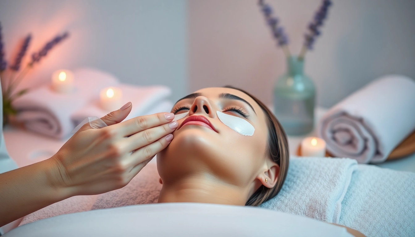 Receive a rejuvenating facial at a professional facial spa near me in a serene environment.