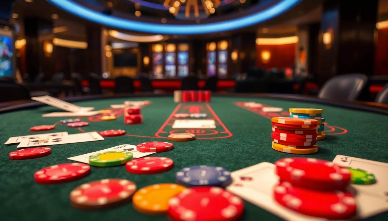 Pelaajat nauttivat Duel Kasino Blackjack -pelistä illallisravintolan tunnelmassa.
