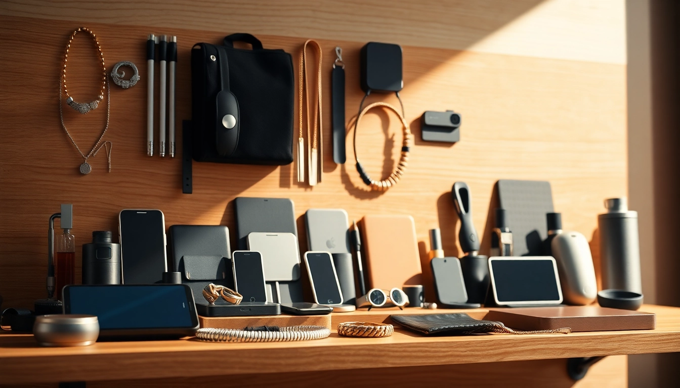 Showcase of all Accessories highlighting unique features and stylish arrangements.