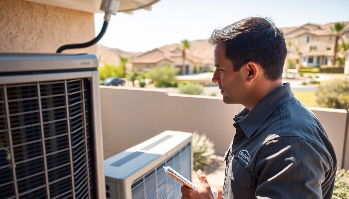 Ensure your scottsdale ac is in top condition with expert technician inspecting equipment.